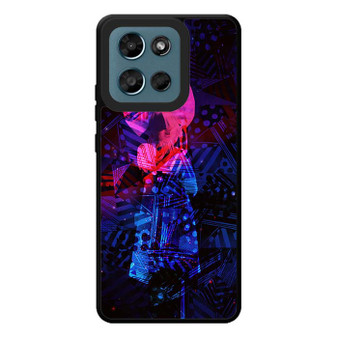 Sia Neon Pattern Art Motorola Moto G Play 2026 Case