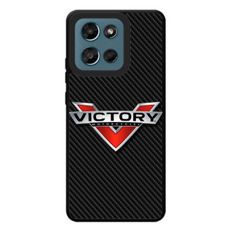Victory Motorcycles Carbon Motorola Moto G Play 2026 Case