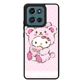 Pink Cute Hello Kitty Bear Motorola Moto G Play 2026 Case