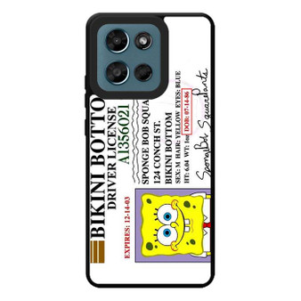 Spongebob Squarepants Driver License Motorola Moto G Play 2026 Case
