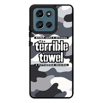 The Terrible Towel Pittsburgh Steelers in Camo Motorola Moto G Play 2026 Case