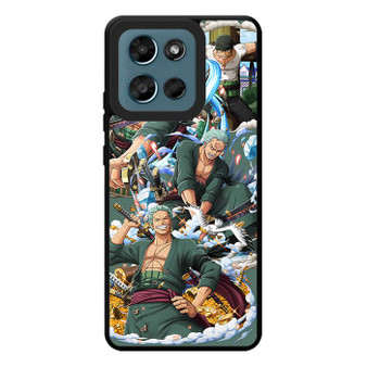 One Piece Collage Roronoa Zoro Motorola Moto G Play 2026 Case