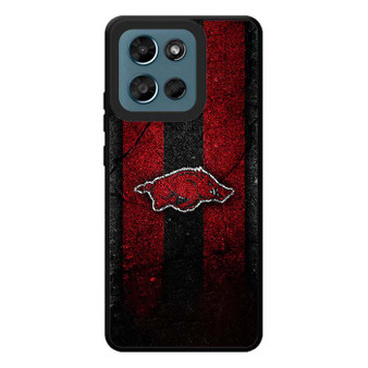 Arkansas Razorbacks Asphalt Style Motorola Moto G Play 2026 Case