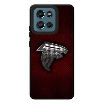Atlanta Falcons Metal logo Motorola Moto G Play 2026 Case