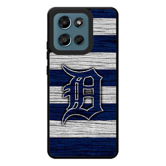 Detroit Tigers Wooden Style Motorola Moto G Play 2026 Case