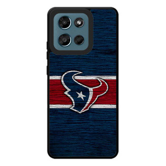 Houston Texans Wooden Style Motorola Moto G Play 2026 Case