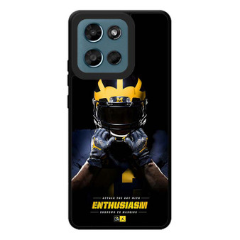 Michigan Wolverines Enthusiasm Motorola Moto G Play 2026 Case