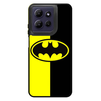 Batman Old Logo With Black & Yellow Background Motorola Moto G Power 2026 Case