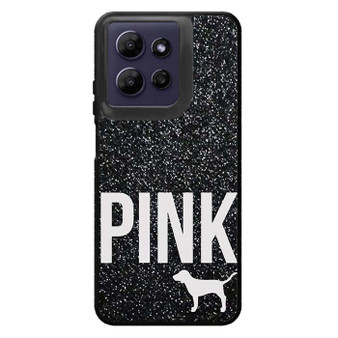 Black Glitter Victoria's Secret Motorola Moto G Power 2026 Case