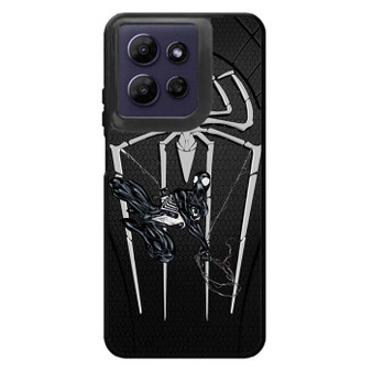 black spiderman logo Motorola Moto G Power 2026 Case