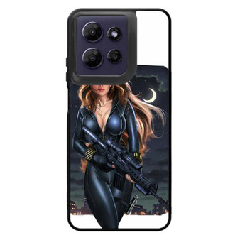Black Widow With the Sniper Motorola Moto G Power 2026 Case