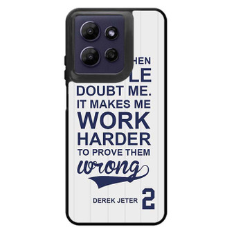 Derek Jeter Quote Motorola Moto G Power 2026 Case