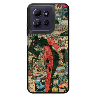 Harley  Quinn Comic Pattern Motorola Moto G Power 2026 Case