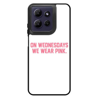 On Wednesdays We Wear Pink Mean Girls Motorola Moto G Power 2026 Case
