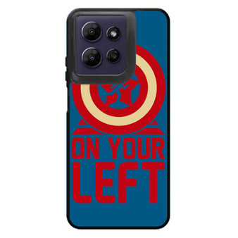 On your left captain america 2 Motorola Moto G Power 2026 Case