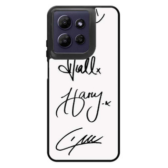 One Direction Signatures 2 Motorola Moto G Power 2026 Case