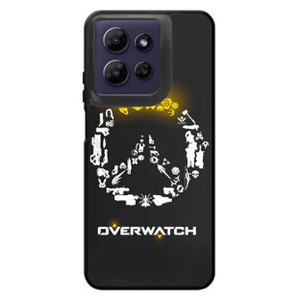Overwatch's Logo Weapons Pattern Motorola Moto G Power 2026 Case