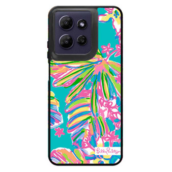 Lilly Pulitzer Summer Palm Motorola Moto G Power 2026 Case