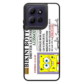 Spongebob Squarepants Driver License Motorola Moto G Power 2026 Case