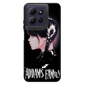 Wednesday The Addams Familly Cat Costume Motorola Moto G Power 2026 Case