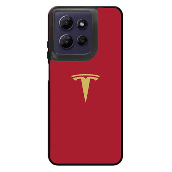 Tesla gold red Motorola Moto G Power 2026 Case