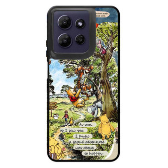 Winnie the pooh and friends quote Motorola Moto G Power 2026 Case