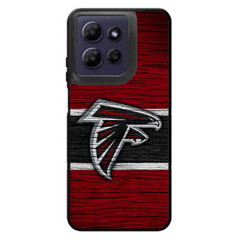 Atlanta Falcons Wooden Style Motorola Moto G Power 2026 Case
