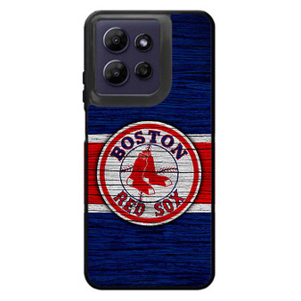 Boston Red Sox Wooden Style Motorola Moto G Power 2026 Case