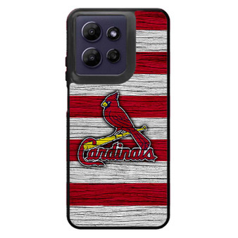 St Louis Cardinals Wooden Style Motorola Moto G Power 2026 Case