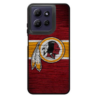Washington Commanders Wooden Style Motorola Moto G Power 2026 Case