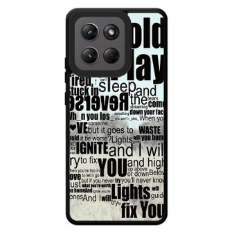Coldplay Lyrics Fix You Motorola Moto G Stylus 2026 Case