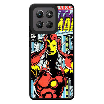 Iron Man Marvel Comic Cover Motorola Moto G Stylus 2026 Case