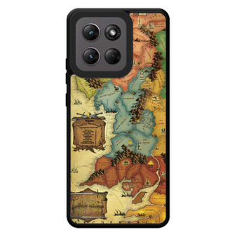 The Lord of The Rings map Motorola Moto G Stylus 2026 Case