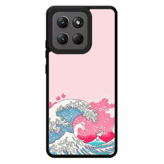 Ocean Wave in Pink Art Motorola Moto G Stylus 2026 Case