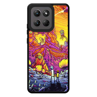 Rick and Morty Fighting Alien Motorola Moto G Stylus 2026 Case