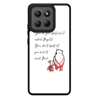 Winnie the pooh love quote Motorola Moto G Stylus 2026 Case