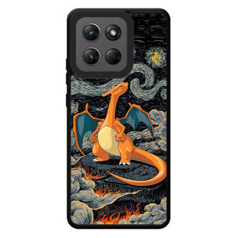 Charizard Inferno Beneath the Starry Night Pokemon Motorola Moto G Stylus 2026 Case