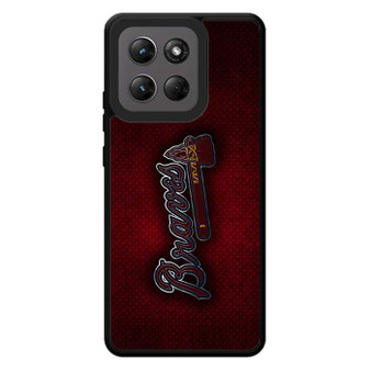 Atlanta Braves Red Metal Style Motorola Moto G Stylus 2026 Case