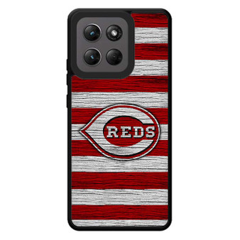 Cincinnati Reds Wooden Style Motorola Moto G Stylus 2026 Case