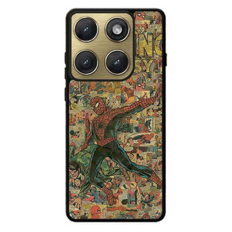 Amazing Spiderman Comic Pattern Motorola Edge 2026 Case