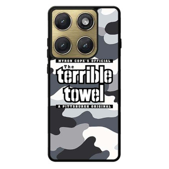 The Terrible Towel Pittsburgh Steelers in Camo Motorola Edge 2026 Case