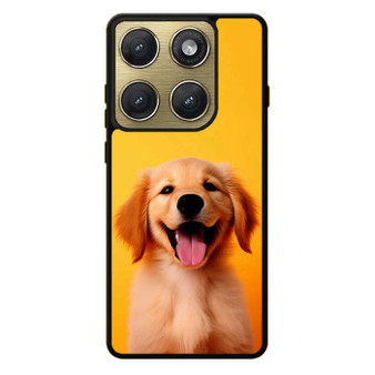 Cute puppy laughing Motorola Edge 2026 Case