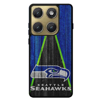 Seattle Seahawks Wood Art Motorola Edge 2026 Case