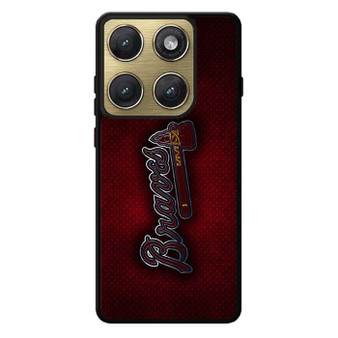 Atlanta Braves Red Metal Style Motorola Edge 2026 Case