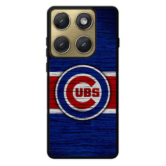 Chicago Cubs Wooden Style Motorola Edge 2026 Case