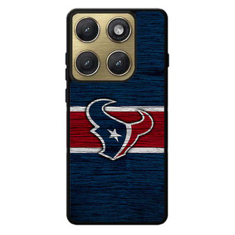 Houston Texans Wooden Style Motorola Edge 2026 Case