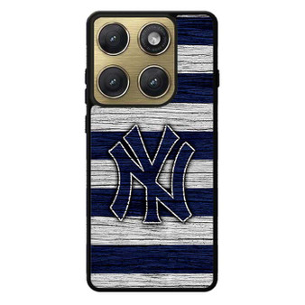 New York Yankees Wooden Style Motorola Edge 2026 Case