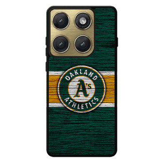 Oakland Athletics Wooden Style Motorola Edge 2026 Case