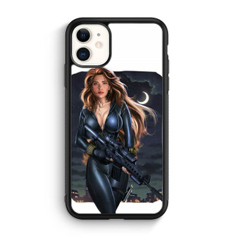 Black Widow With the Sniper iPhone 11 Case
