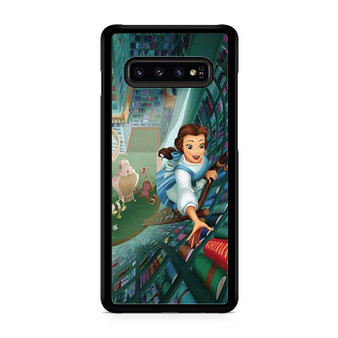 Belle as Beauty and the Beast in Library Samsung Galaxy S10 | S10 5G | S10+ | S10e | S10 Lite Case